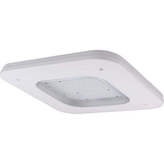 Eiko 09953 130W LED Fixture SURFACE CANOPY SQUARE 14000lm 110 LPW