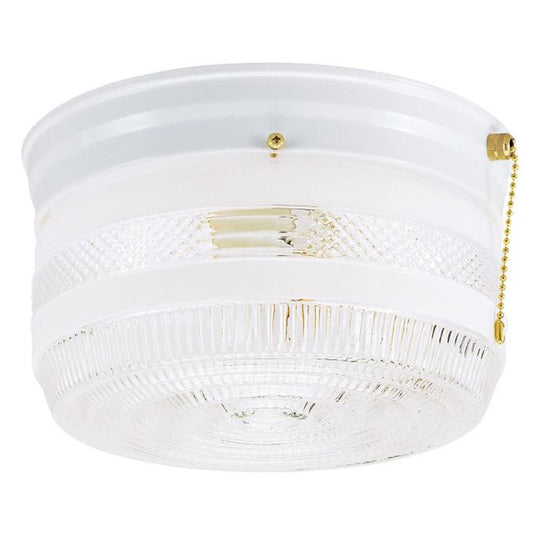 Westinghouse 6734548 Close-to-ceiling Fixture 2LT 8.75" FLUSH WH W/WH