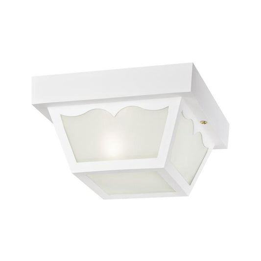 Westinghouse 6697591 Close-to-ceiling Fixture 1Lt 8.25" Sq Flush WH