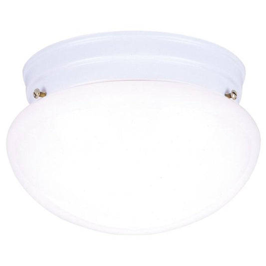 Westinghouse 6669991 Close-to-ceiling Fixture WEST 1LT FLUSH WHT DRUM