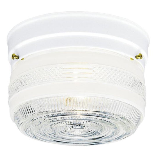 Westinghouse 6620448 Close-to-ceiling Fixture 1LT 6.75" FLUSH WH W/