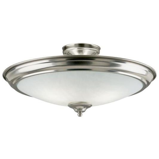 Westinghouse 6434048 Close-to-ceiling Fixture 2LT 15.25" SEMI-FL BN