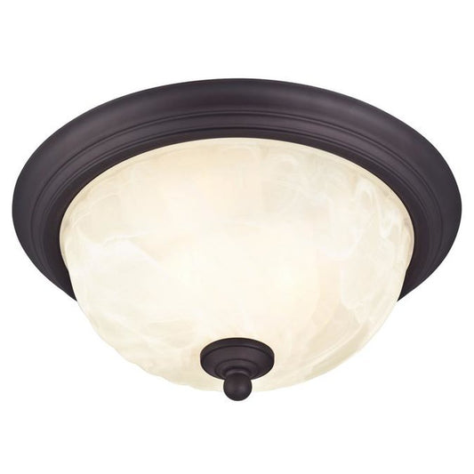 Westinghouse 6230991 Close-to-ceiling Fixture 2Lt Flush Oil Rubbed
