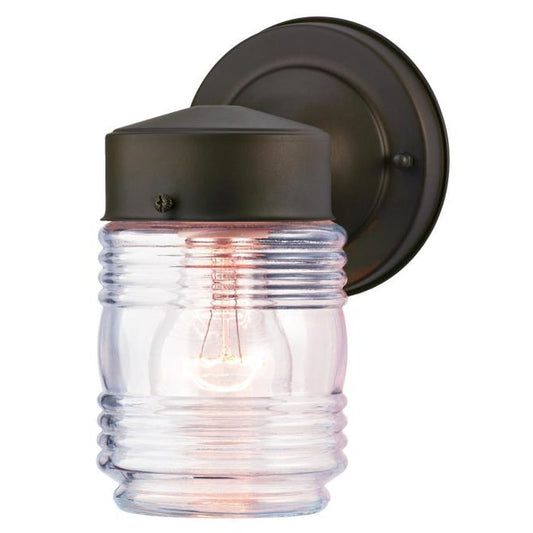 Westinghouse 6688291 Wall Pack Fixture 1Lt Wall Ltn ORB w/Clr Gls