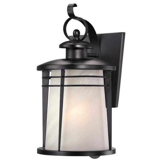 Westinghouse 6674291 Wall Pack Fixture 1Lt Wall Ltn Wthrd Bronz w/WH