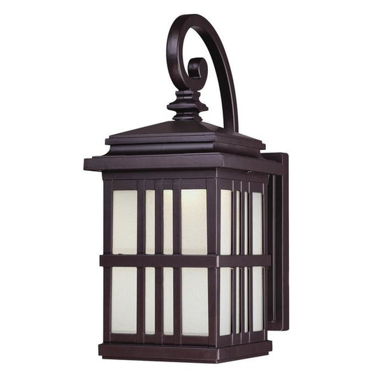 Westinghouse 6400291 Wall Pack Fixture 9W LED Wall Ltn ORB w/Frstd Gls