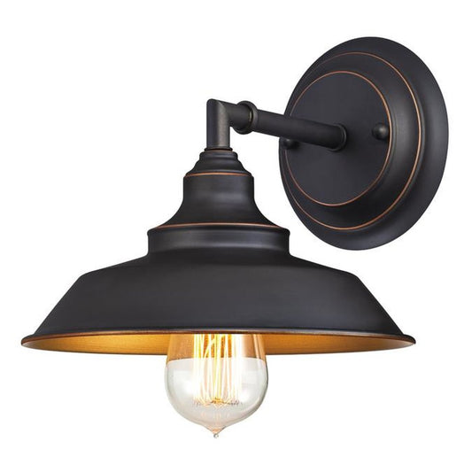 Westinghouse 634481448 Sconce Fixture 1LT Wall ORB (MetBrnze Interior)