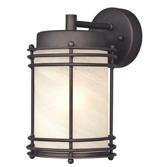 Westinghouse 6230791 Wall Pack Fixture 1Lt Wall Ltn ORB Wh Alabtr Gls