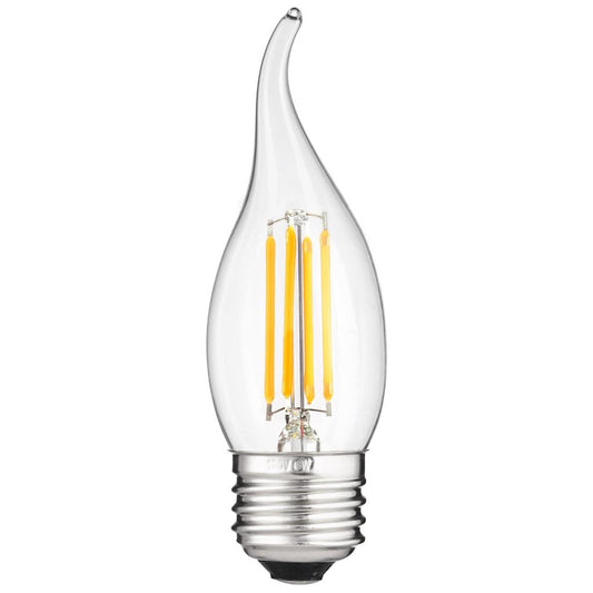 Sunlite 80421-SU 4W CA11 Warm White LED Light Bulb