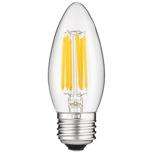 Sunlite 81106-SU 6W B11 Super White LED Light Bulb
