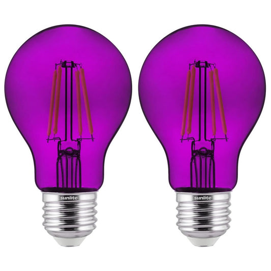 Sunlite 81081-SU 4.5W A19 Purple LED Light Bulb