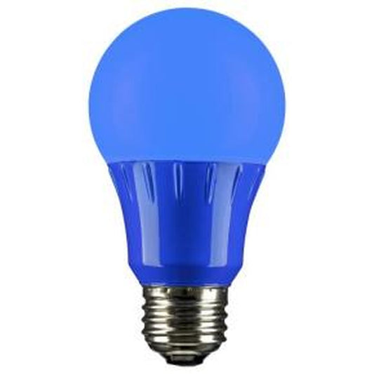 Sunlite 80145-SU 3W A19 Blue LED Light Bulb