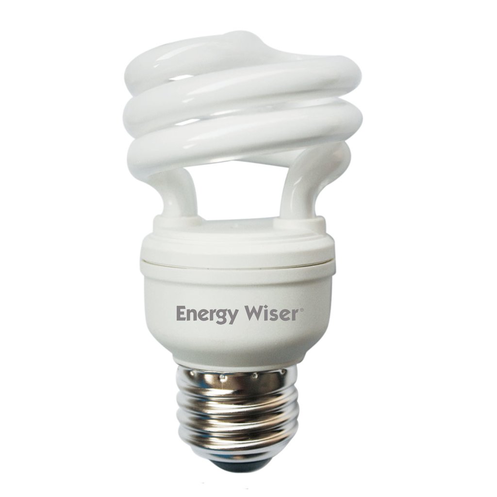 Bulbrite 861504 9W T2 Coil Warm White CFL Light Bulb