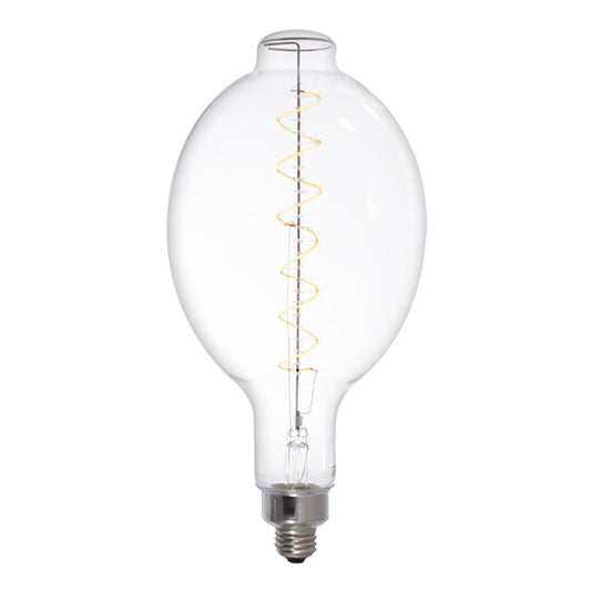 2 pack - Bulbrite 776314 4W BT56 Amber LED Light Bulb