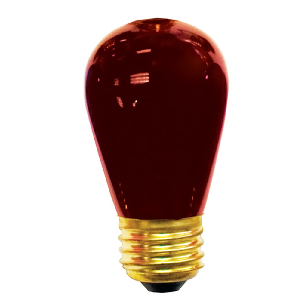 Bulbrite 861311 (701711) 11W S14 Red Incandescent Light Bulb