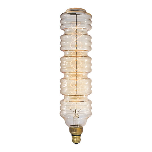 2 pack - Bulbrite 137501 60W Amber Incandescent Light Bulb