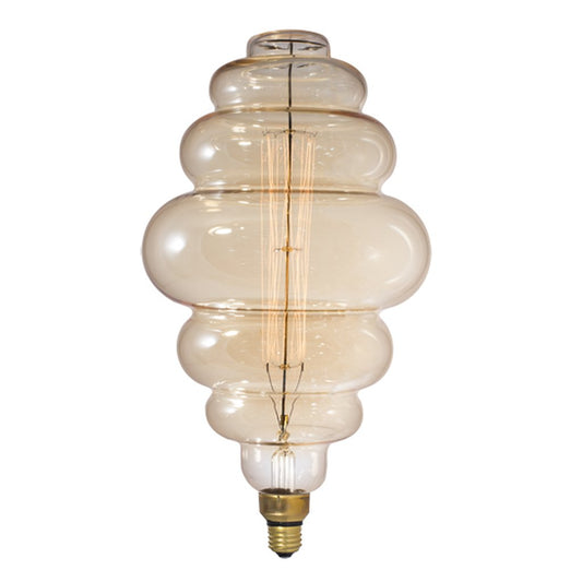 2 pack - Bulbrite 137601 60W Amber Incandescent Light Bulb