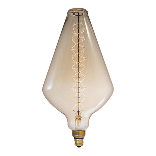 2 pack - Bulbrite 137701 60W Amber Incandescent Light Bulb