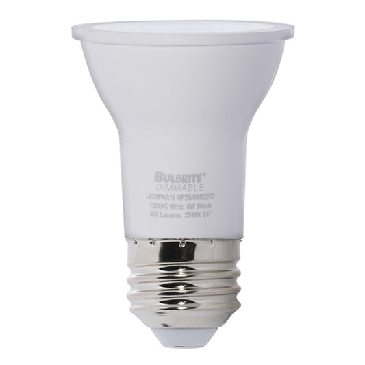 4 pack - Bulbrite 862812 6.5W PAR16 Soft White LED Light Bulb