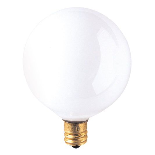 40 pack - Bulbrite 861086 (391025) 25W G16.5 Warm White Incandescent