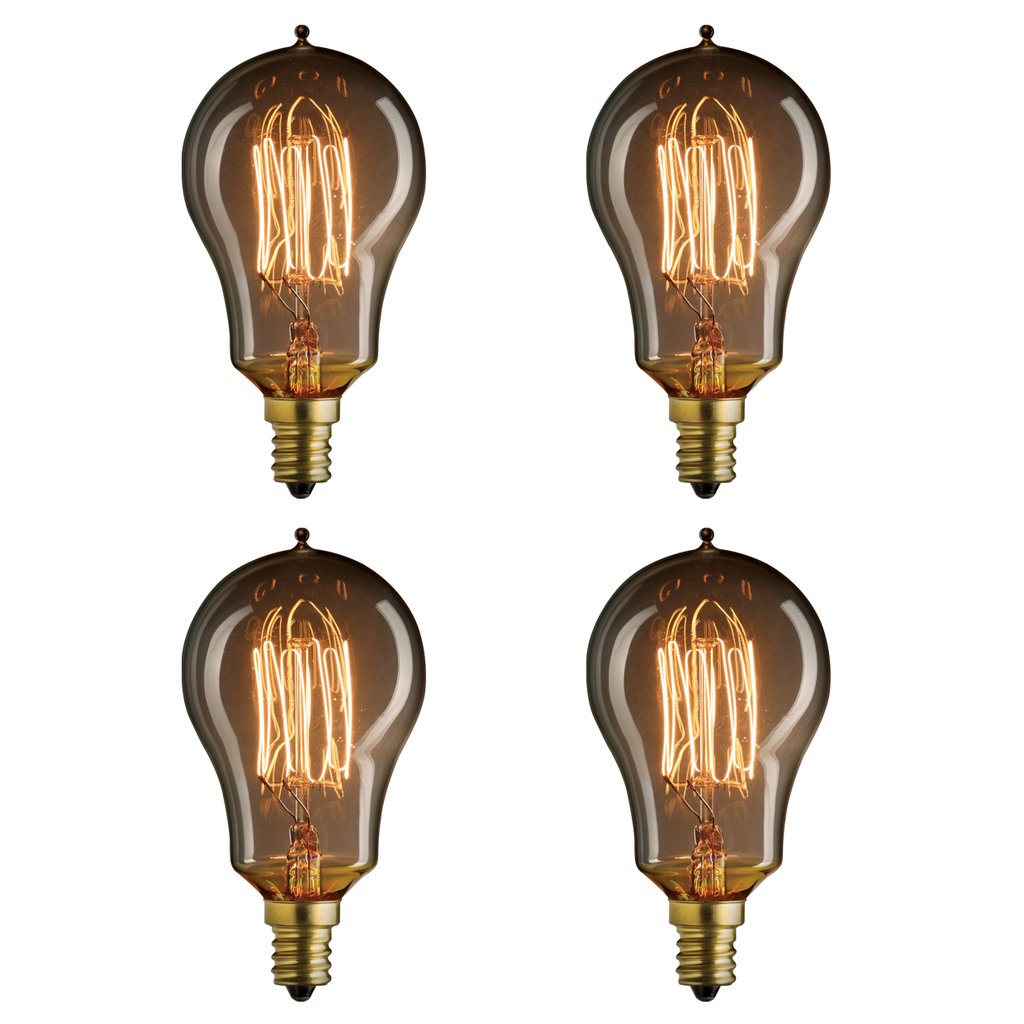 Bulbrite 861154 (132515) 25W A15 Amber Incandescent Light Bulb