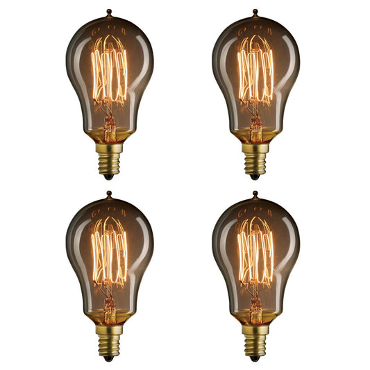 Bulbrite 861154 (132515) 25W A15 Amber Incandescent Light Bulb
