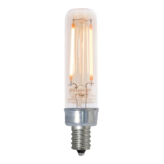 Bulbrite 861408 (776904) 2.5W T6 Amber LED Light Bulb
