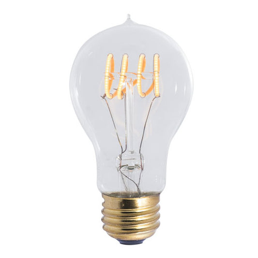 Bulbrite 861401 (776509) 4W A19 Amber LED Light Bulb