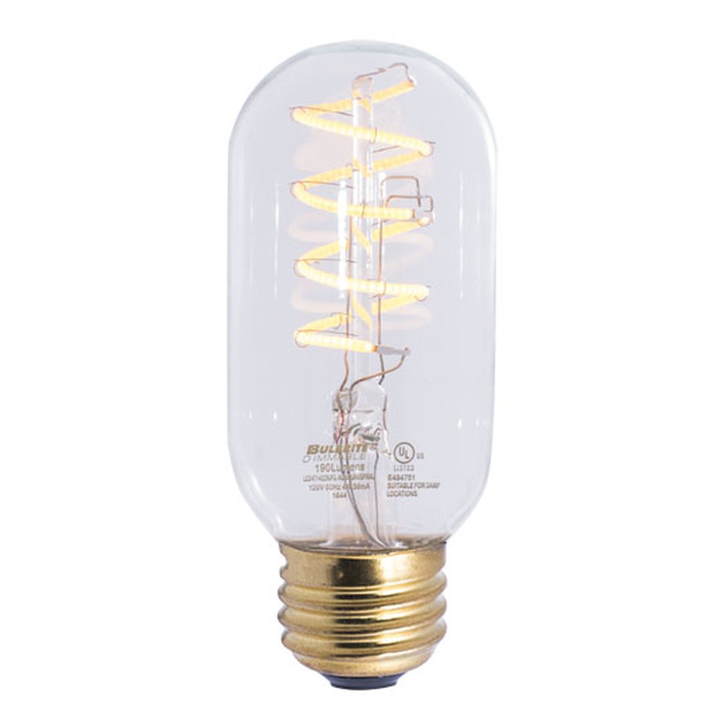 Bulbrite 861402 (776511) 4W T14 Amber LED Light Bulb