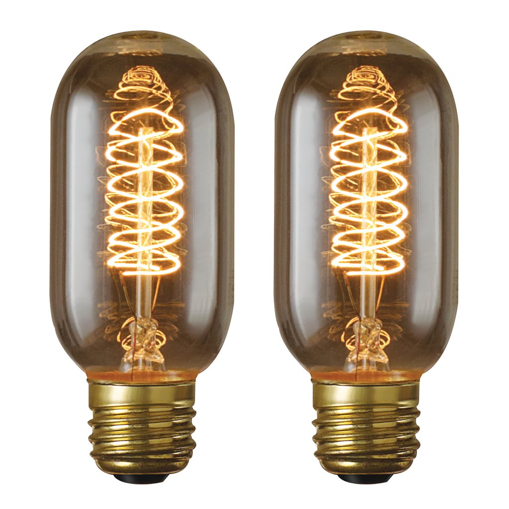 Bulbrite 861380 (134014) 40W T14 Amber Incandescent Light Bulb