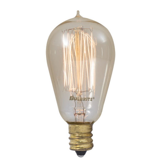Bulbrite 861370 (132510) 25W ST15 Amber Incandescent Light Bulb
