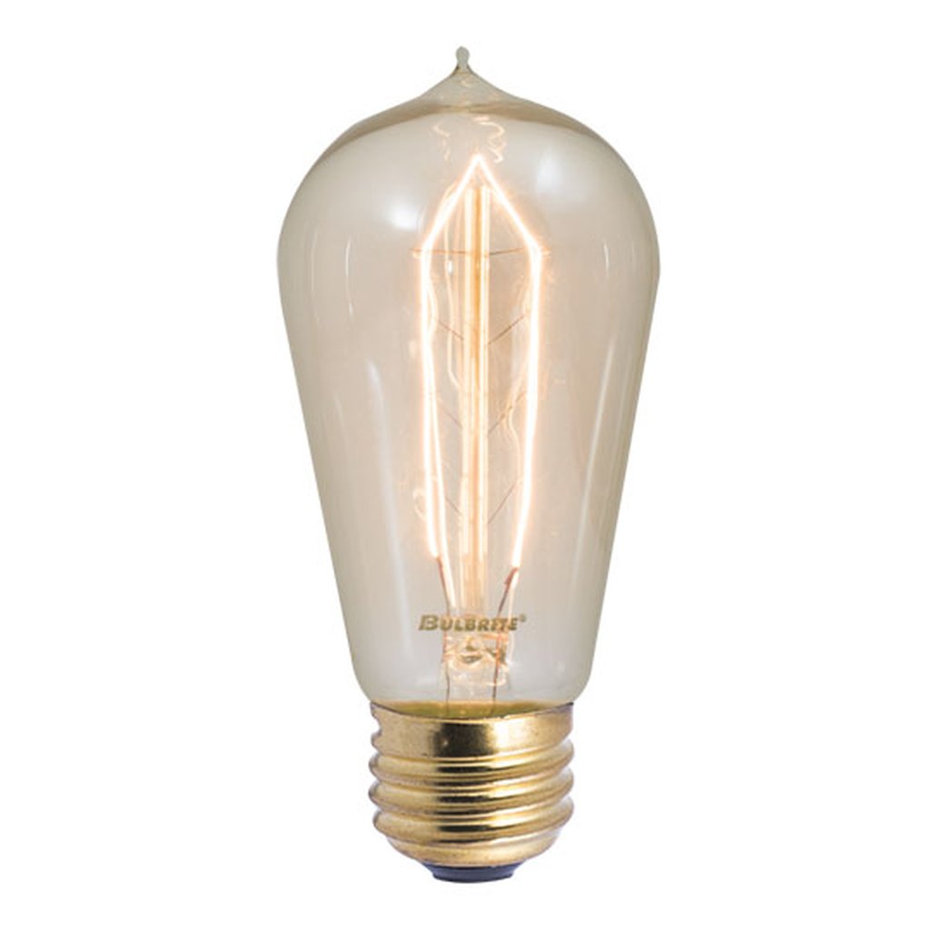 Bulbrite 861376 (134018) 40W ST18 Amber Incandescent Light Bulb