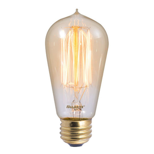 Bulbrite 861058 (134019) 40W ST18 Amber Incandescent Light Bulb