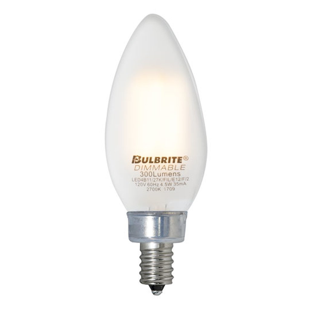 Bulbrite 861427 (776772) 3.6W B11 Warm White LED Light Bulb
