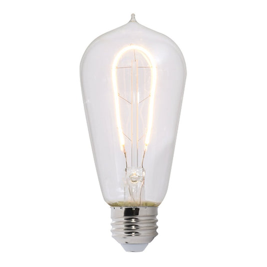 2 pack - Bulbrite 861572 (776510) 2W ST18 Amber LED Light Bulb