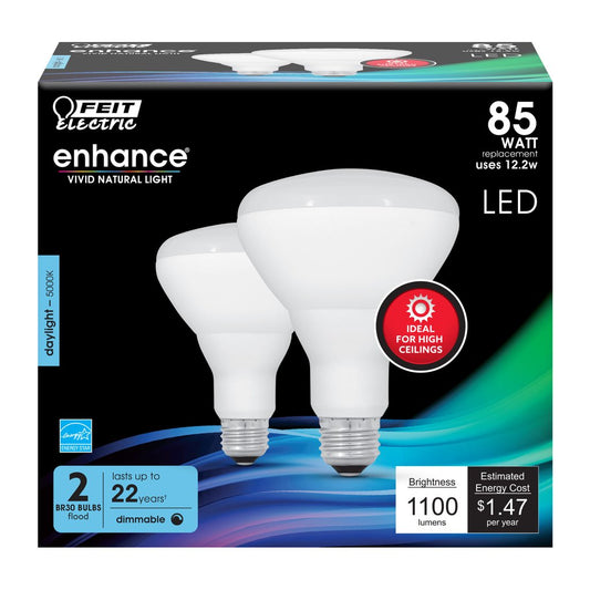 Feit Electric BR30DMHO/950CA/2 12.2W BR30 Daylight LED Light Bulb