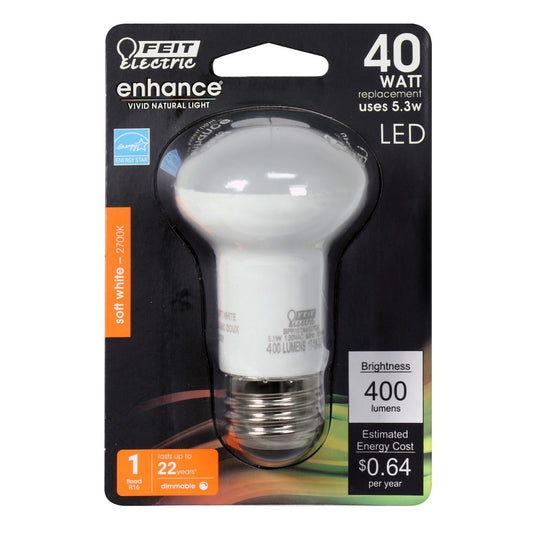 Feit Electric BPR16DM/927CA 5.3W R16 Soft White LED Light Bulb