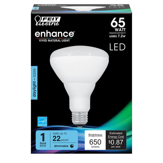 Feit Electric BR30DM/950CA 7.2W BR30 Daylight LED Light Bulb