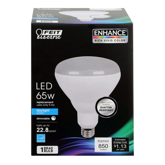 Feit Electric BR40DM/950CA 9.4W BR40 Daylight LED Light Bulb