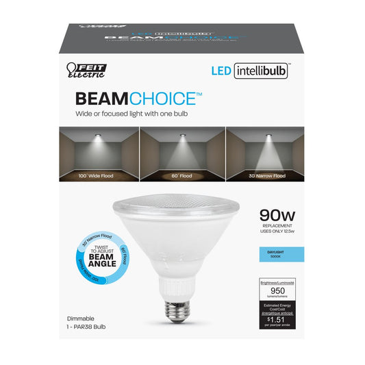 Feit Electric PAR38/ADJ/950CA 12.5W PAR38 Daylight LED Light Bulb