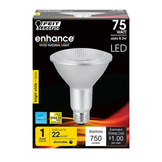 Feit Electric PAR30LDM/930CA 8.3W PAR30 Long Bright White LED