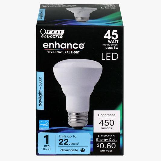 Feit Electric R20DM/950CA 5W R20 Daylight LED Light Bulb