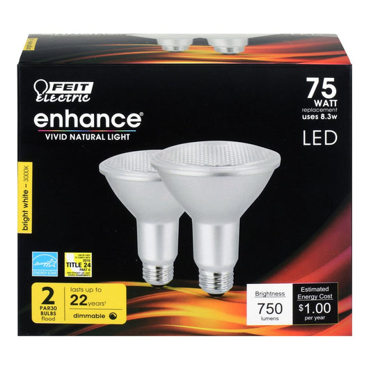 Feit Electric PAR30LDM/930CA/2 8.3W PAR30 Long Bright White LED