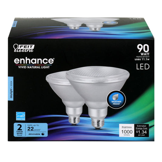 Feit Electric PAR38DM/950CA/2 11.1W PAR38 Daylight LED Light Bulb