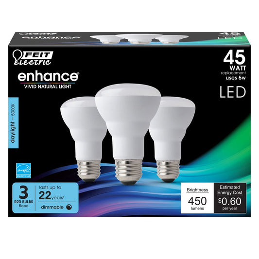 Feit Electric R20DM/950CA/3 5W R20 Daylight LED Light Bulb