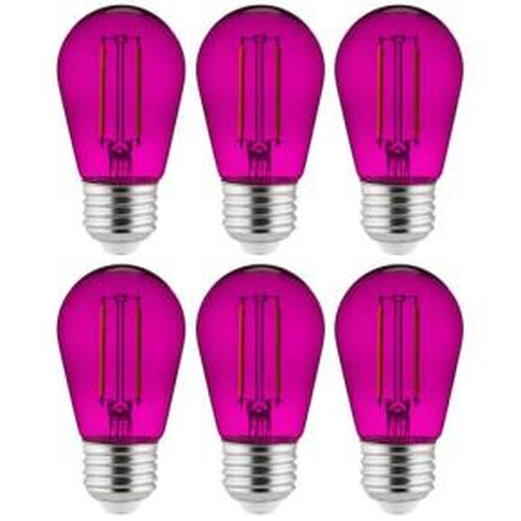 Sunlite 40976-SU 2W S14 Purple LED Light Bulb