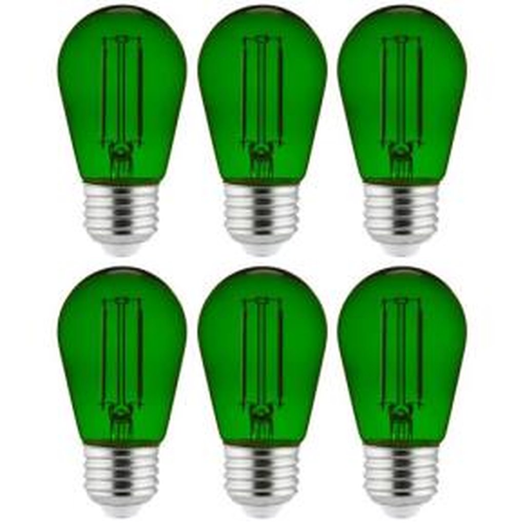 Sunlite 40974-SU 2W S14 Green LED Light Bulb