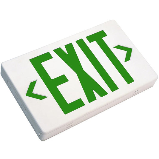 TCP 22745 Exit Fixture LED Compact Polycarbonate Sign Green Universal