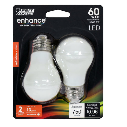 Feit Electric BPA1560W/927CAFIL2/RP 8W A15 LED Light Bulb