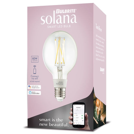 2 pack - Solana 861705 5.5W G25 LED Light Bulb